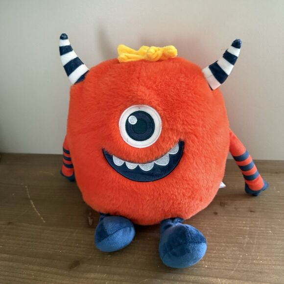 Beastie Buds Weighted Monster 2.2 lbs - I'm Blink Orange One Eye - Picture 1 of 6